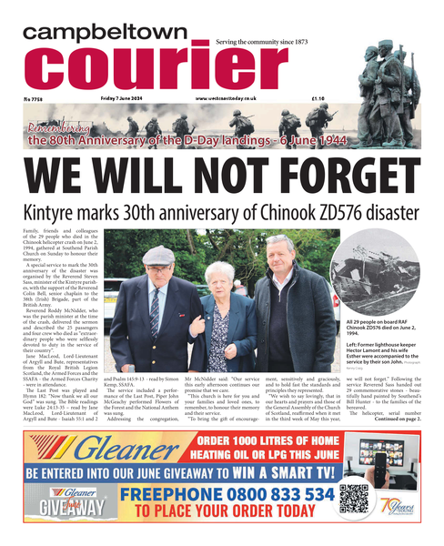 Campbeltown Courier 7 June 2024