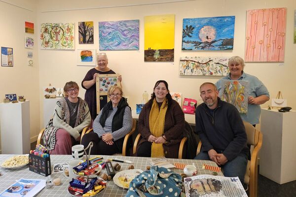 Carers’ art group unveil work at Dochas Centre
