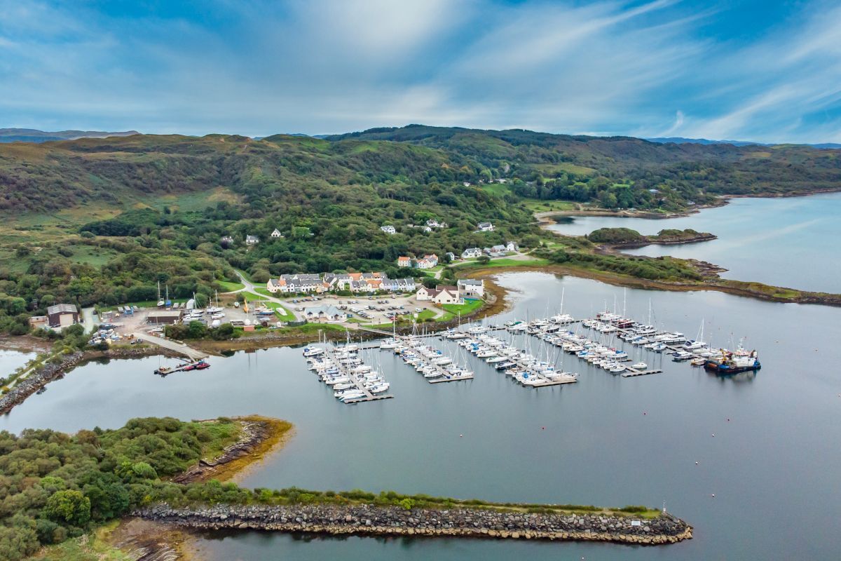 The marina sits in a unique, sheltered position accessible at all states of the tide.