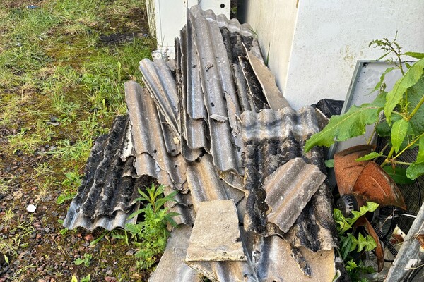 Asbestos dumped near schools