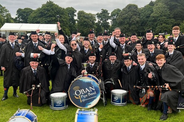 High note for Oban Pipe Band