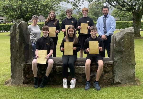 Arran High School celebrates award win with national numeracy day outing