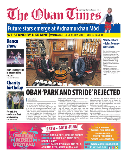 Oban Times 20th June 2024