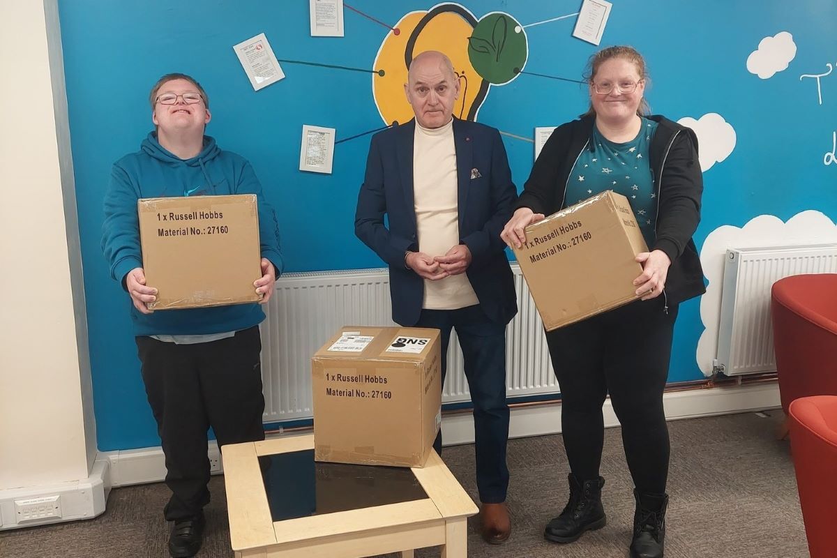 A free air fryer was one perk for those taking part in the Cost Effective Cooking programme.