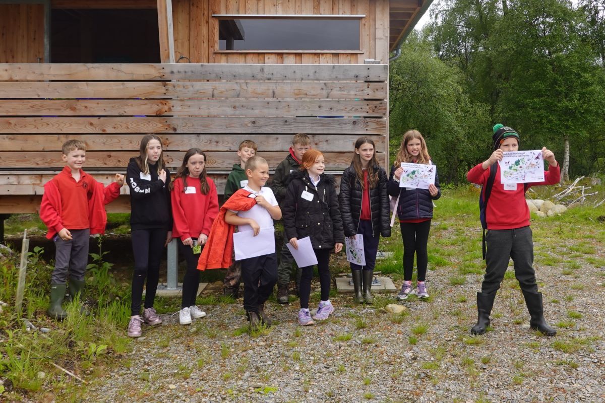 Children from Kilchuimen Primary School enriched their education at Whitebridge, Loch Ness.