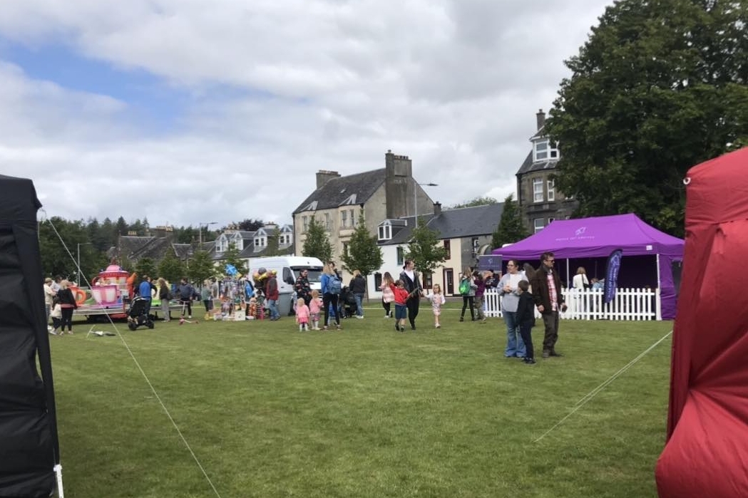 Lochgilphead family fun day on the front green. Photograph: HLCC Events