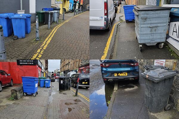 Oban town centre's pathing problem: there isn't enough room