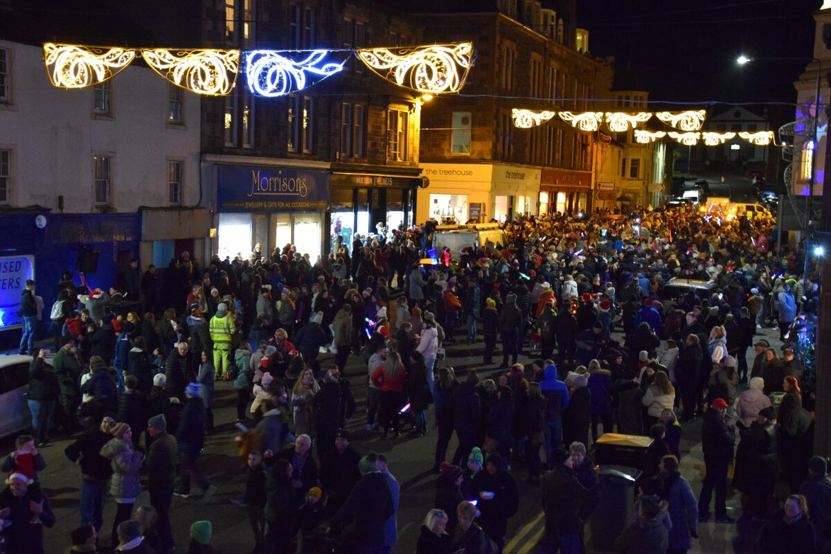 Campbeltown's 2023 Chistmas lights switch-on.