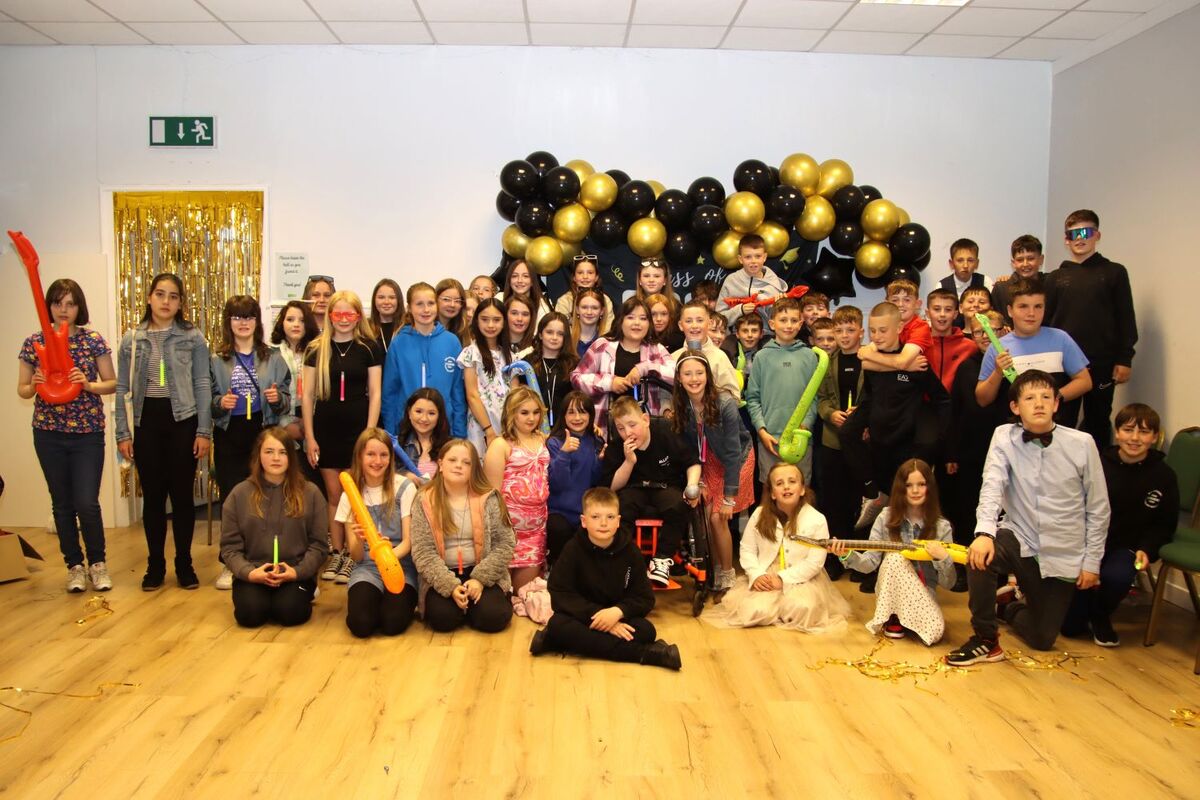 Children from several schools who will be attending Campbeltown Grammar School partied together. Photograph: Kenny Craig.