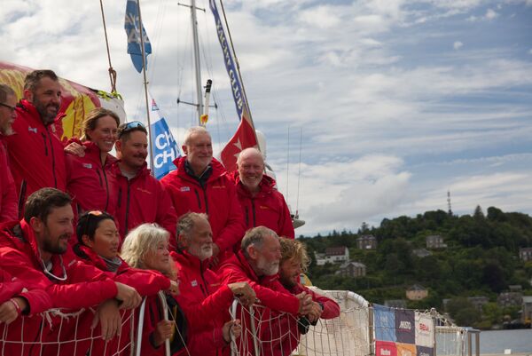 Smiles from Qingdao crew