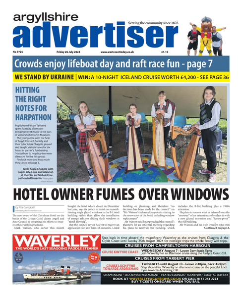 Argyllshire Advertiser 26 July 2024