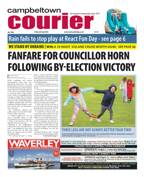 Campbeltown Courier 26 July 2024