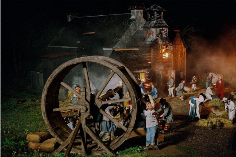 A scene from the film, Harvest.