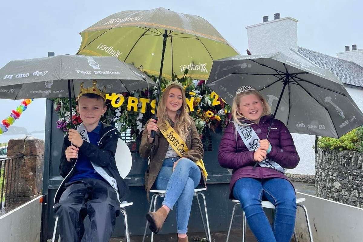 Port Ellen Sports Day fun cheats the rain