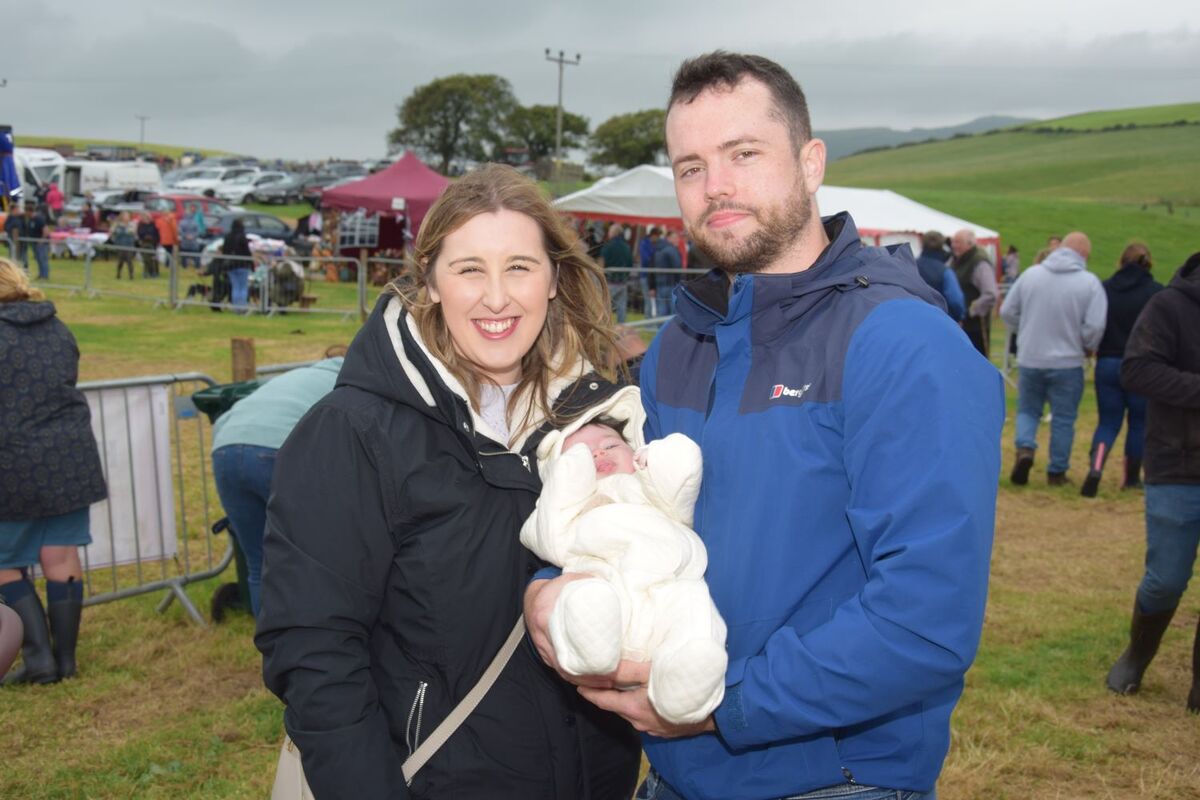 At just three months old, little Lily MacSporran from Campbeltown enjoyed her first Kintyre Agricultural Show with her mum Alison and dad Duncan.