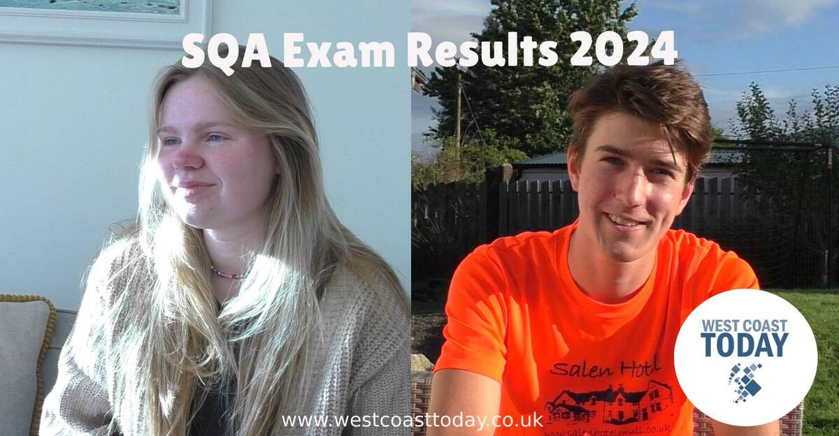 SQA Exam Results - Aisling and Thomas