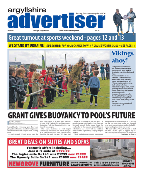 Argyllshire Advertiser 9th August 2024