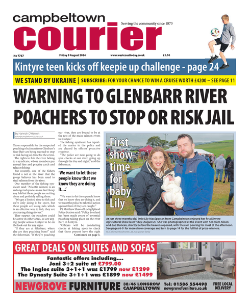 Campbeltown Courier 9th August 2024