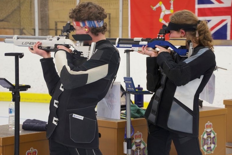Former LHS Students Finlay and Rhona Love participate at the GB Junior International, The National Shooting Centre, Bisley. Photograph: Mid Argyll Shooting Club Former LHS Students Finlay and Rhona Love participate at the GB Junior International, The National Shooting Centre, Bisley. Photograph: Mid Argyll Shooting Club