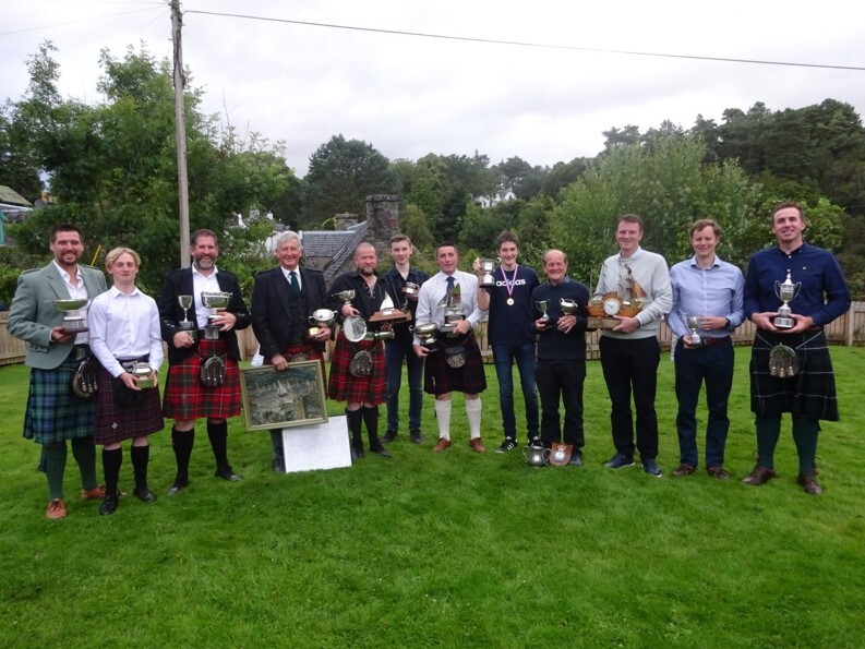 2024 Plockton Regatta prizewinners. Missing from the photograph are Graham Sharp, Imogen Smith, Tom Taylor-Jones, James Stewart and Emily Burnyeat.