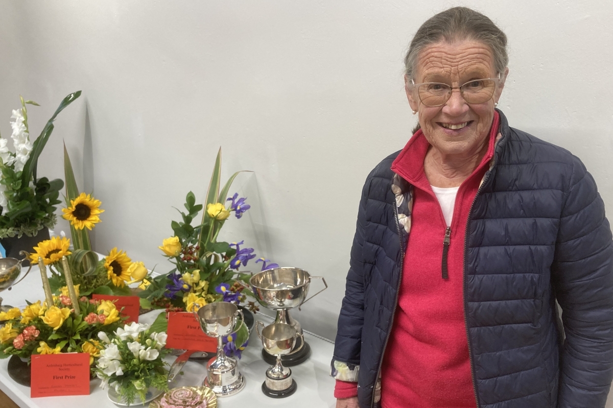 Blooming marvellous flower show - despite poor summer