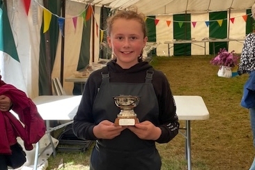 Isla Murdoch won the cup for the most points in the children aged 8-12 section.