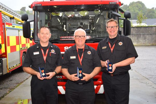 Awards for Campbeltown firefighters highlighted at Holyrood