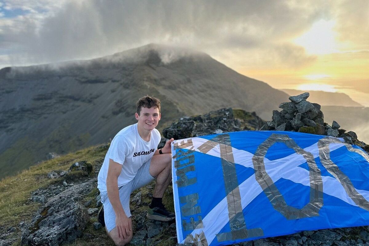 Mull hill runner Caleb on the up after 100 summits of Ben More