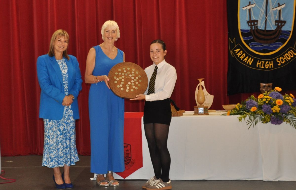 West Coast Today - News - Pupils triumph at Arran High School awards
