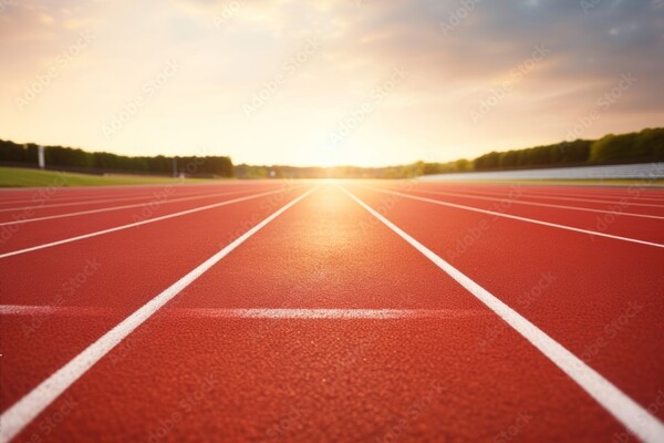 Track and field action for young athletes at the Grampian League