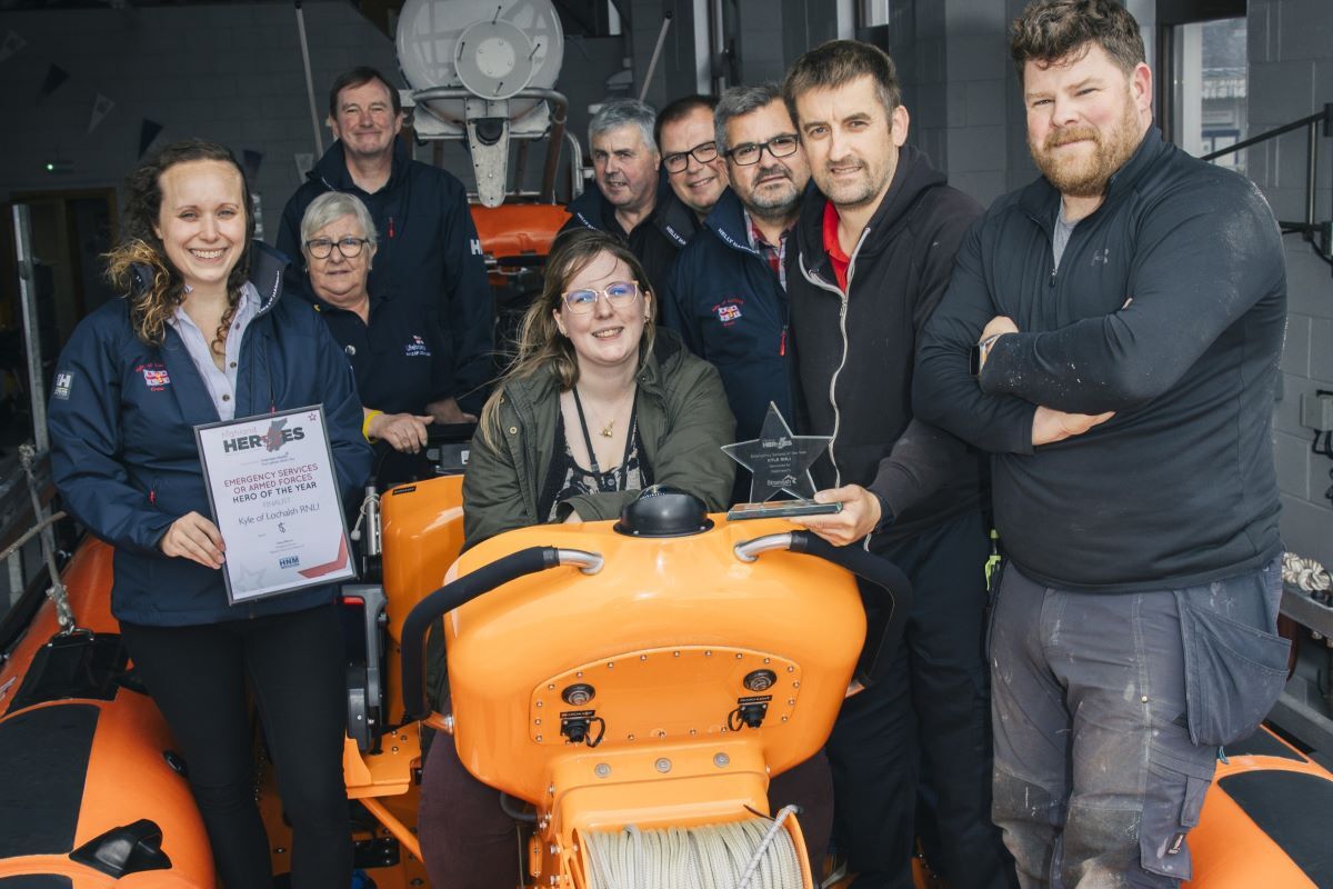 Kyle RNLI's Highland Heroes welcome MSP on board