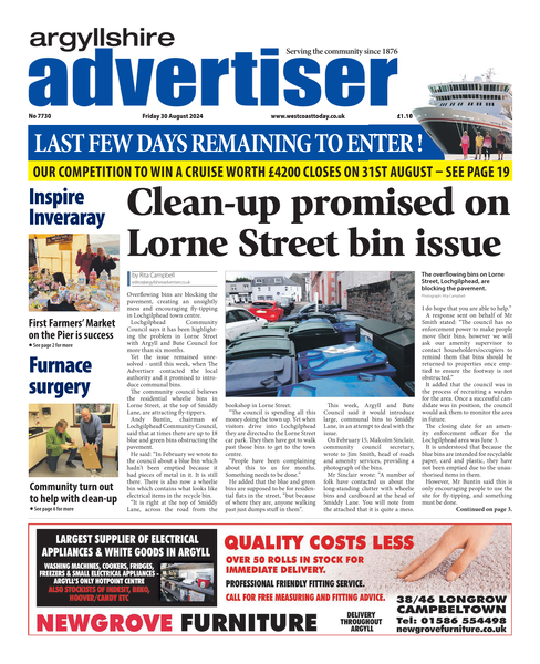 Argyllshire Advertiser 30 August 2024