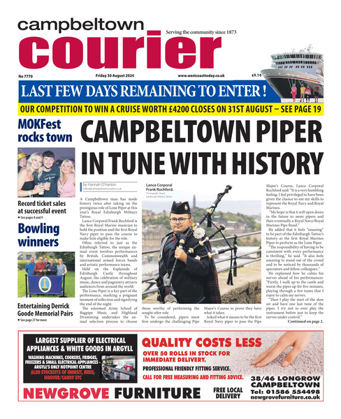 Campbeltown Courier 30 August 2024