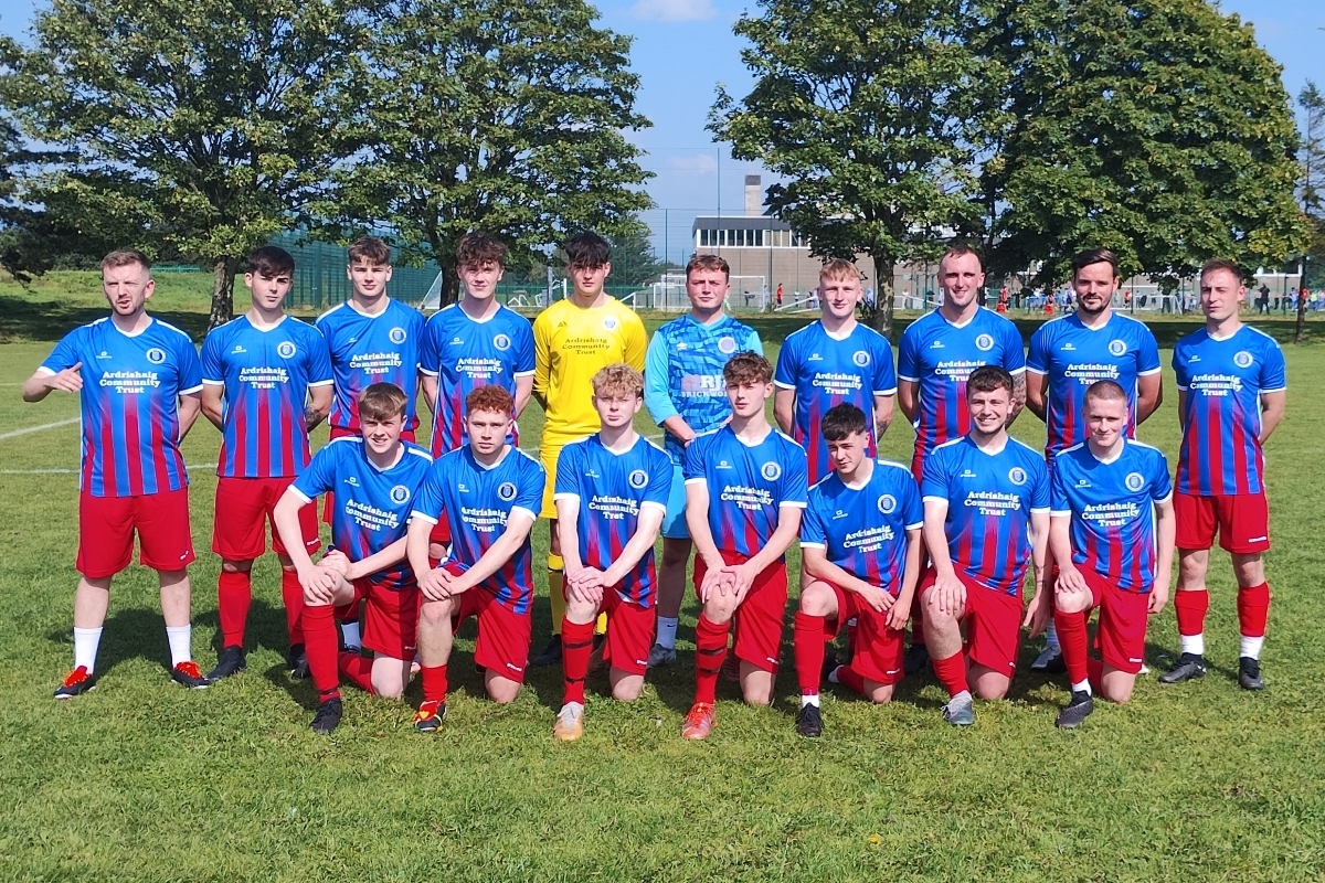 Lochgilphead Red Star's young team played away to Elderslie in the Greater Glasgow Preimier AFL. Photograph: Lochgilphead Red Star