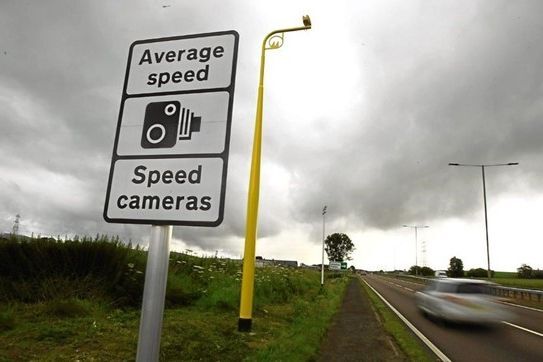 Speed cameras, like these at Lix Toll onthe A85, have been temporarily deployed on the A82 near Luss