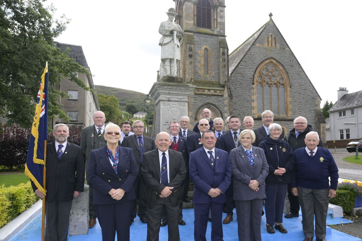 Fort William Branch members with the Highlands and Islands Area Committee. Photograph: Iain Ferguson, alba.photos.