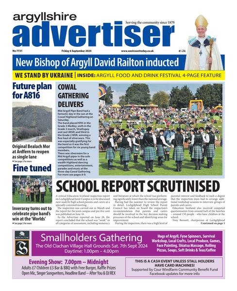 Argyllshire Advertiser 6 September 2024