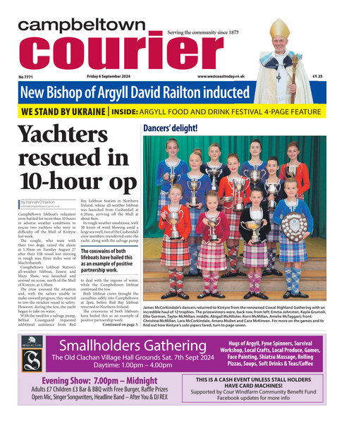 Campbeltown Courier 6 September 2024