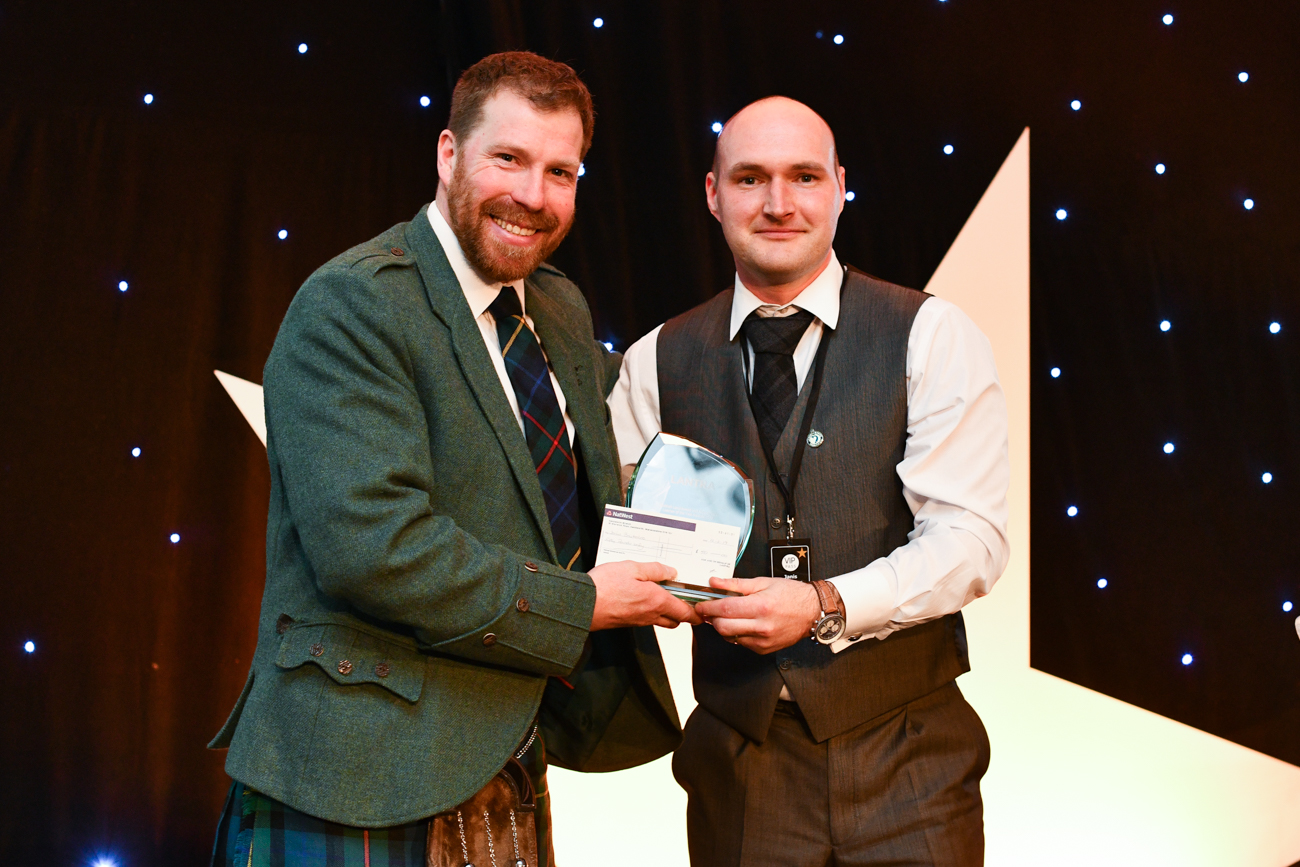 Prize apprentice scoops three awards