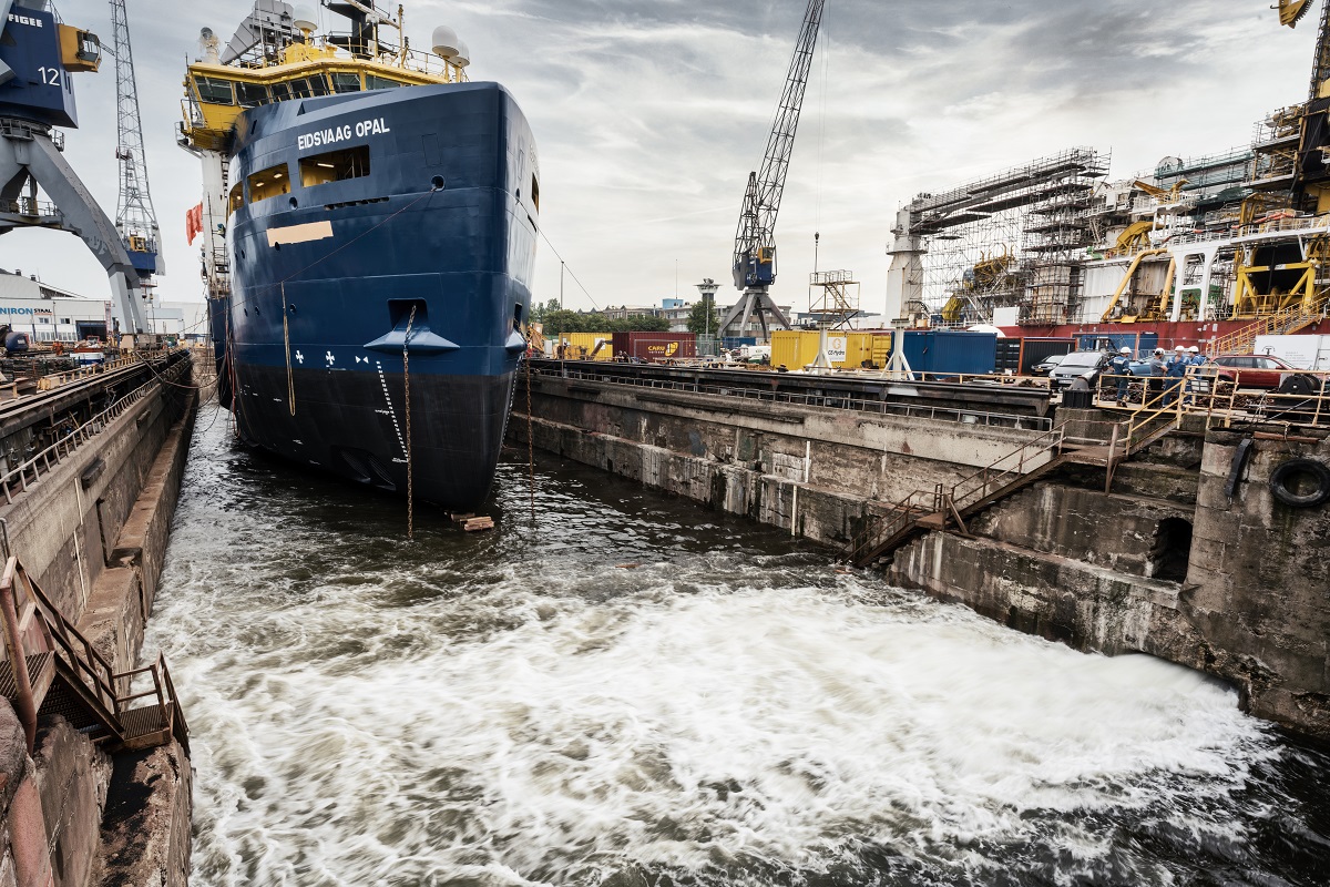 Damen launches converted feed carrier vessel