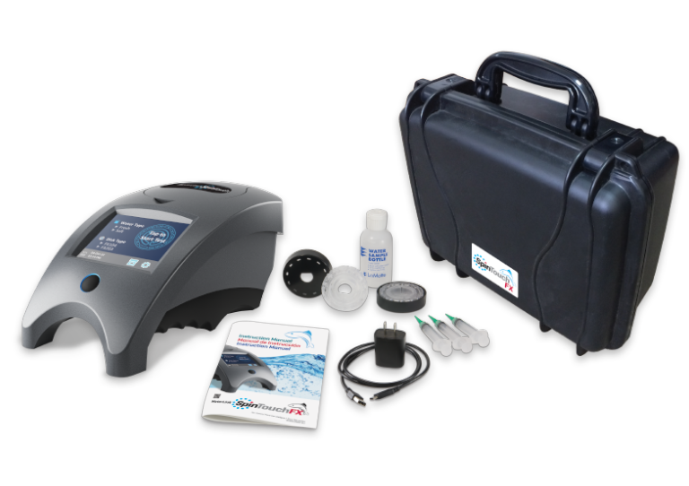 SpinTouch FX can analyse fresh, salt and brackish water