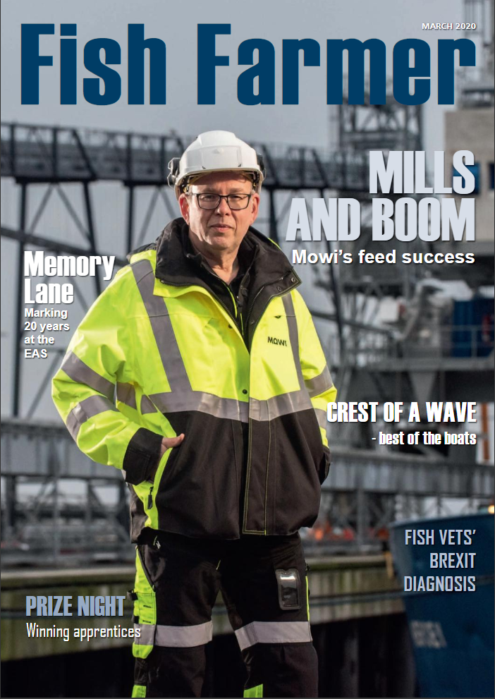 Go behind the scenes of Mowi Scotland’s feed mill on Skye in March\'s issue of Fish Farmer