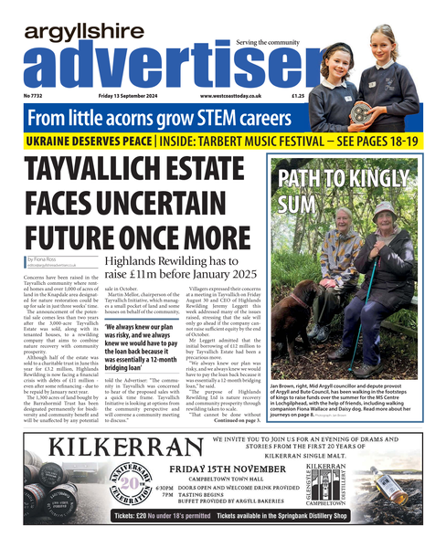 Argyllshire Advertiser 13 September 2024