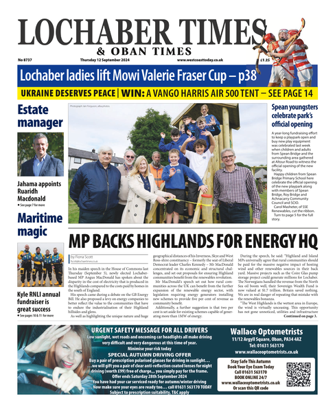 Lochaber Times 12th September, 2024