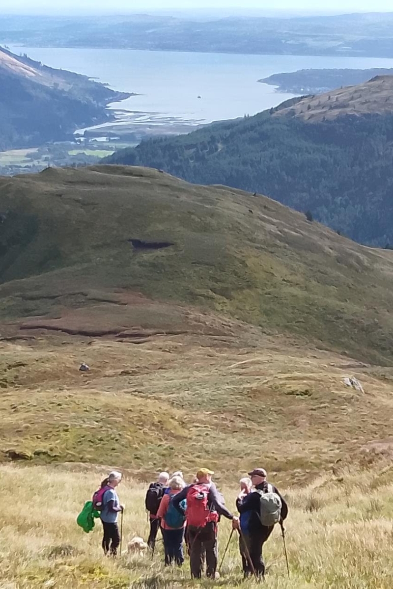 The spectacular view from the An Creachan walk during Cowalfest. Photograph: Cowalfest