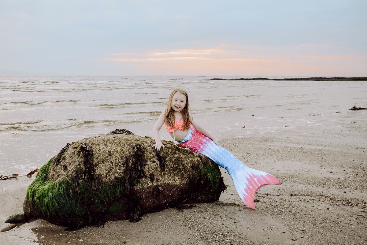 The Courier received reports of a mermaid on Peninver beach early on September 1. After some investigation, we discovered it was actually six-year-old Emelie Willis from Campbeltown enjoying a mermaid photo shoot with her mum Chelsea. The Courier received reports of a mermaid on Peninver beach early on September 1. After some investigation, we discovered it was actually six-year-old Emelie Willis from Campbeltown enjoying a mermaid photo shoot with her mum Chelsea.