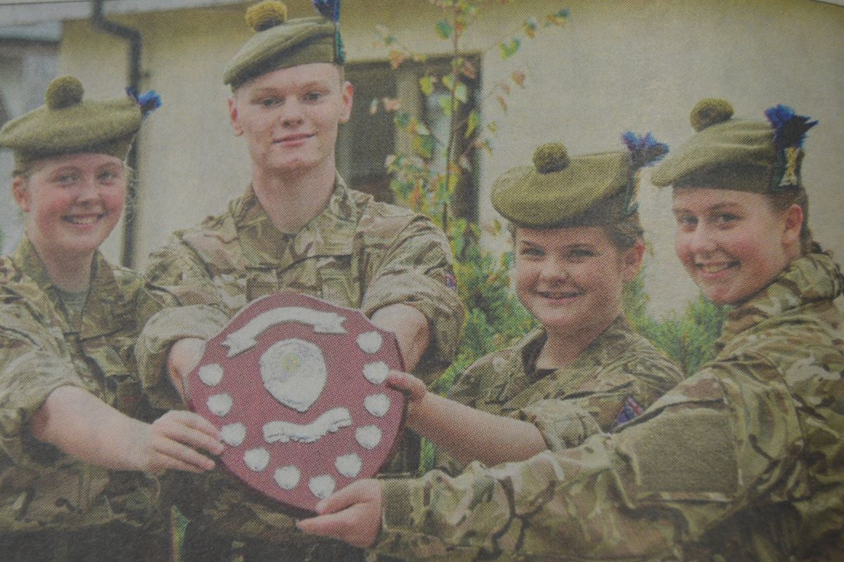 2014: A new inter-cadet force contest, ‘skill-at-arms’, involving teams from the Army Cadets, Air Training Corps and Sea Cadets in Lochaber, was inaugurated recently with a shooting competition in the Cadet Hall, Fort William. Picture: lain Ferguson, The Write Image.