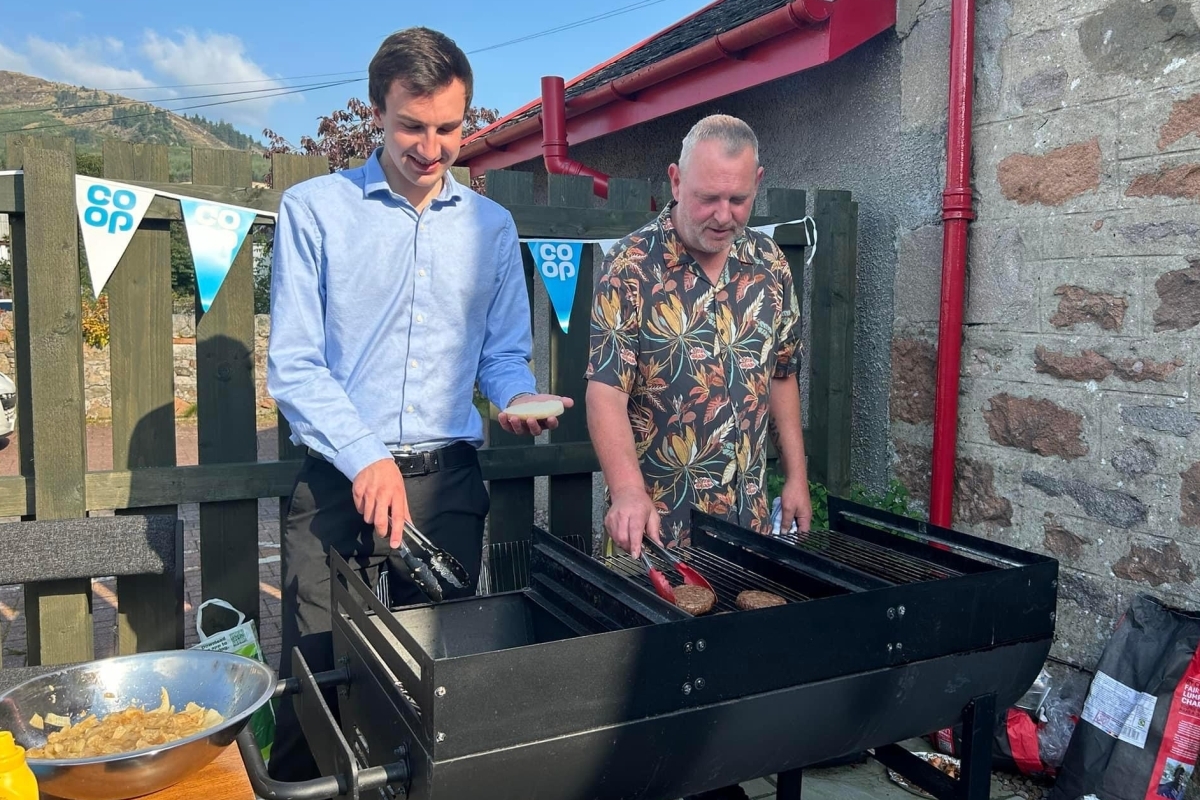 Furnace turns out for last of the summer barbecue