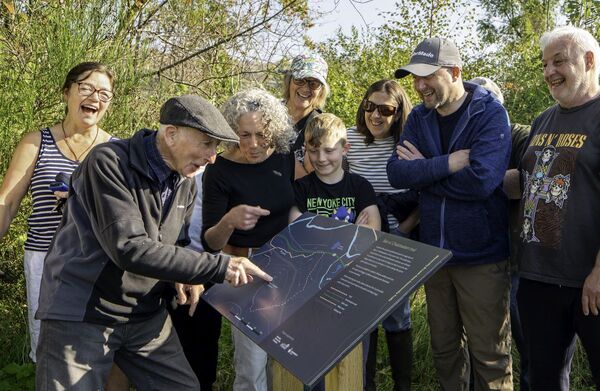 Pensioner at the heart of new heritage trail leading back to his birthplace