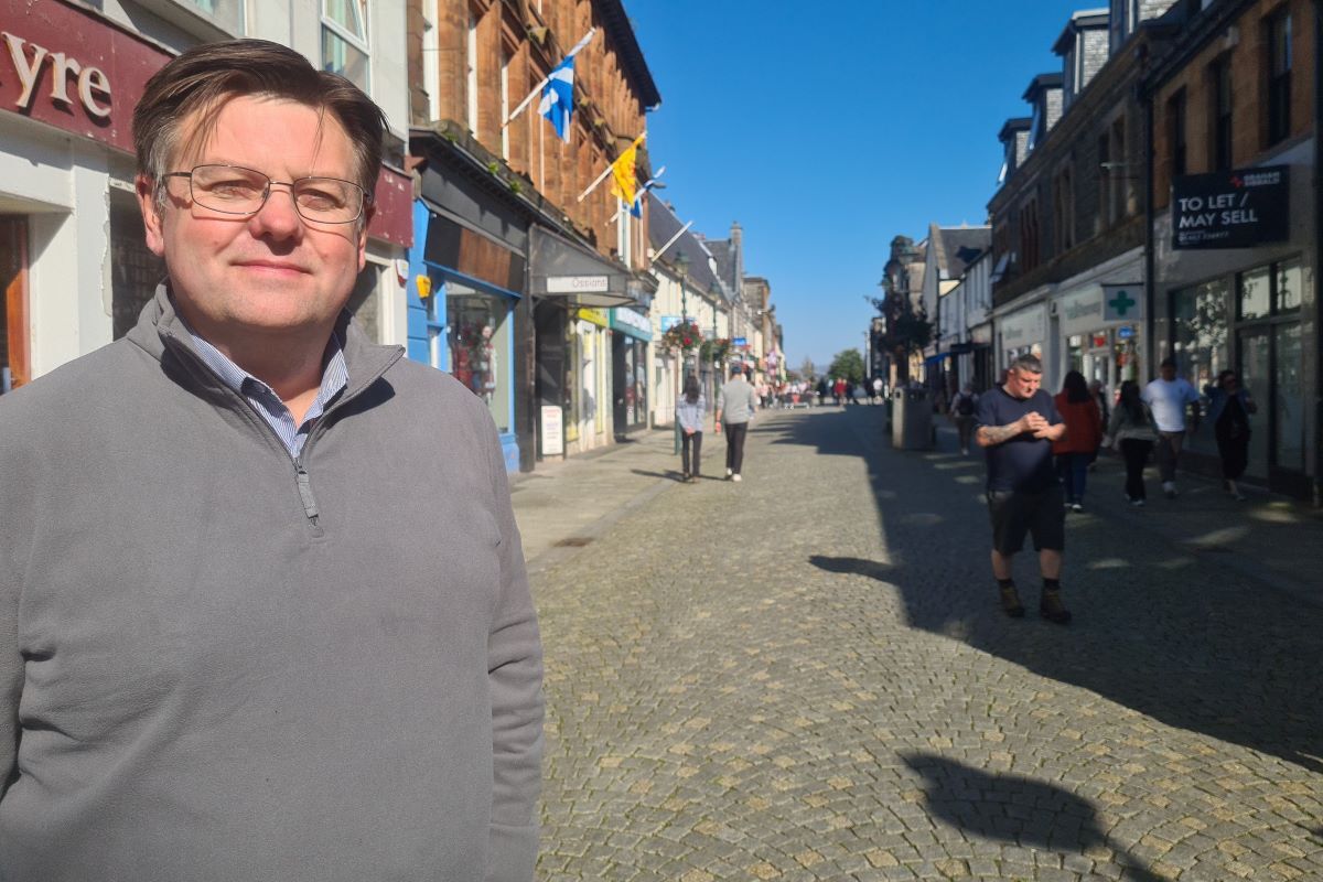 Fort William and Ardnamurchan candidate Andrew Baxter.